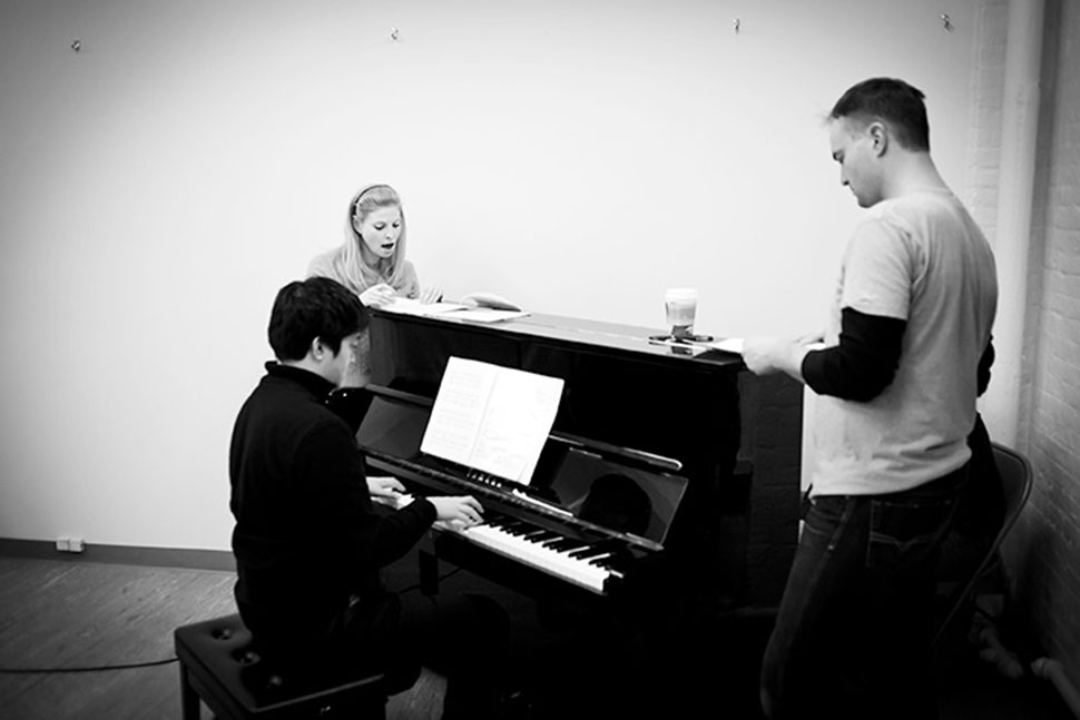 In rehearsal